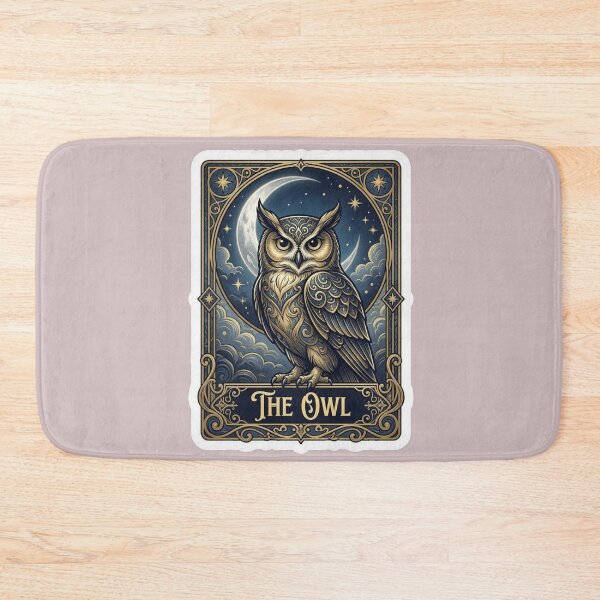Item preview, The Owl Vintage Tarot Card Astrology designed and sold by design-rebell.