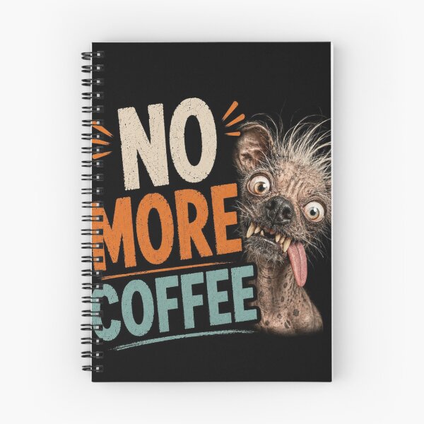 Item preview, No More Coffee Ugly Dog Funny Coffee Lover T-Shirt | Crazy Bug-Eyed Hairless Dog Meme Design designed and sold by Diesel outlaw .