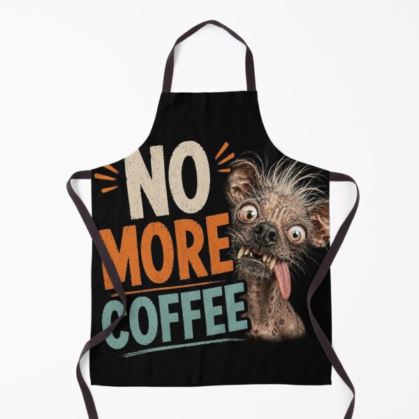 Item preview, No More Coffee Ugly Dog Funny Coffee Lover T-Shirt | Crazy Bug-Eyed Hairless Dog Meme Design designed and sold by Diesel outlaw .