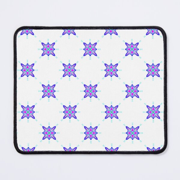 Item preview, Vibrant blue and pink mandala seamless pattern, elegant ethnic floral geometric texture for textile fabric and wrapping paper. designed and sold by AjjimaJKM.