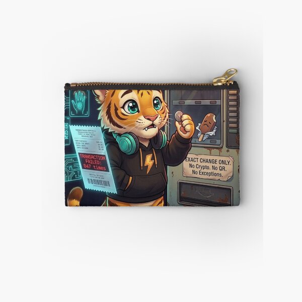 Item preview, Funny AI Tiger Cub Vending Machine — Precision Speed Scale 75 Cents — NeoTigLuna designed and sold by NeoTigLuna.