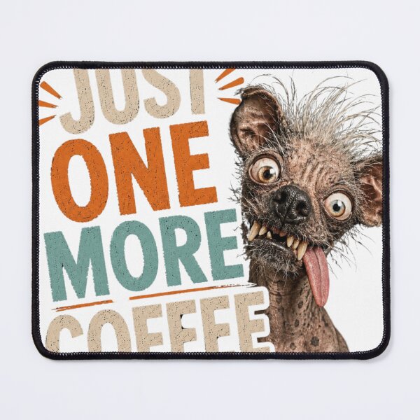 Item preview, Just One More Coffee Funny Ugly Dog T-Shirt | Crazy Hairless Dog Coffee Lover Gift designed and sold by Diesel outlaw .
