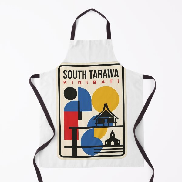 Item preview, South Tarawa Kiribati Vintage Geometric Travel Art designed and sold by k3rstman1.