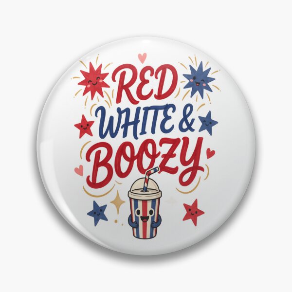Item preview, Red White & Boozy Funny 4th of July – Patriotic Drinking Party  designed and sold by InspiredCreatives.