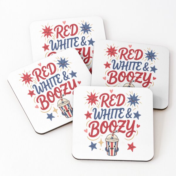 Item preview, Red White & Boozy Funny 4th of July – Patriotic Drinking Party  designed and sold by InspiredCreatives.