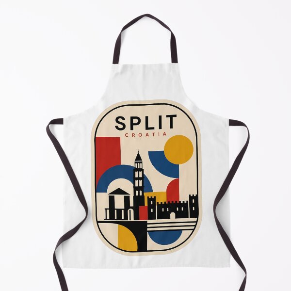 Item preview, Split Croatia Retro Geometric Travel Landmark designed and sold by k3rstman1.