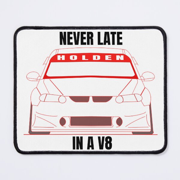 Item preview, Holden V8 Race Car - Never late in a V8 - Red Sketch designed and sold by Naked Drop.