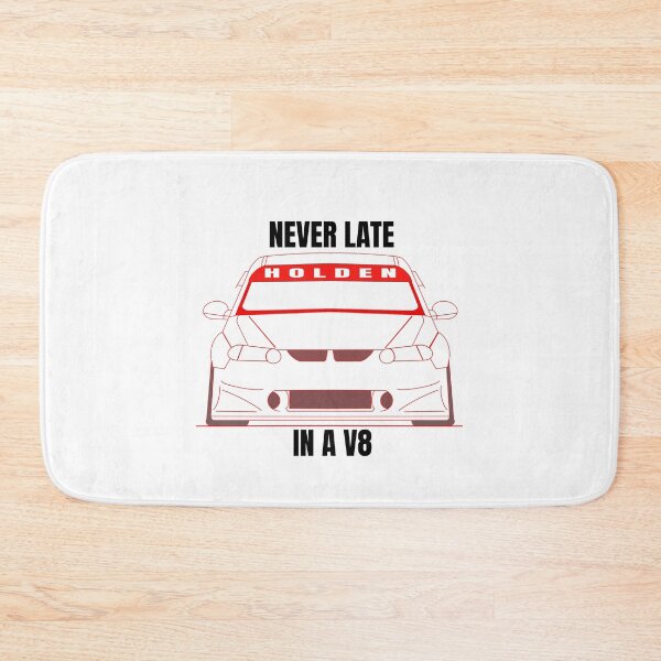 Item preview, Holden V8 Race Car - Never late in a V8 - Red Sketch designed and sold by Naked Drop.