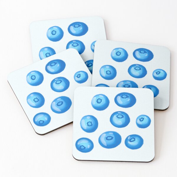 Item preview, Blueberries - watercolor blueberries designed and sold by ArsenicWitch.