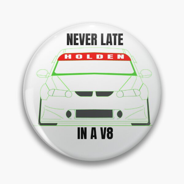 Item preview, Holden V8 Race Car - Never late in a V8 - Green Sketch designed and sold by Naked Drop.