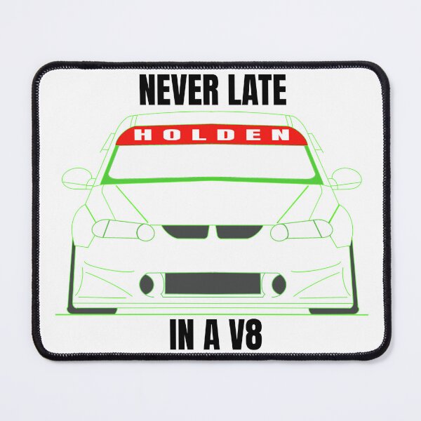 Item preview, Holden V8 Race Car - Never late in a V8 - Green Sketch designed and sold by Naked Drop.