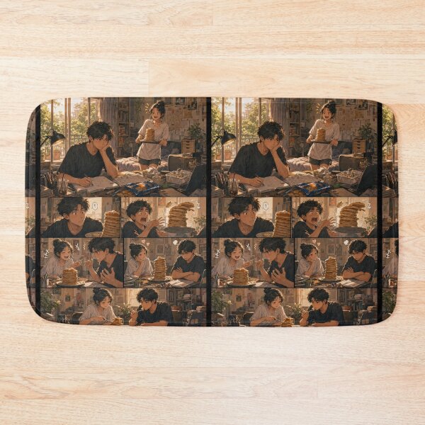 Item preview, Student Life Cozy Reading Room Comic Print designed and sold by Grafititee.