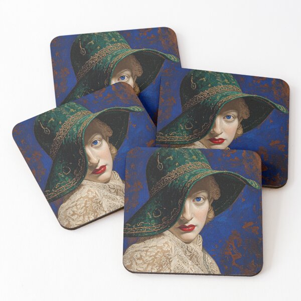 Item preview, There is a woman in a dark green hat designed and sold by Eutrope d'Orange.