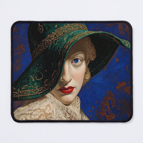 Item preview, There is a woman in a dark green hat designed and sold by Eutrope d'Orange.