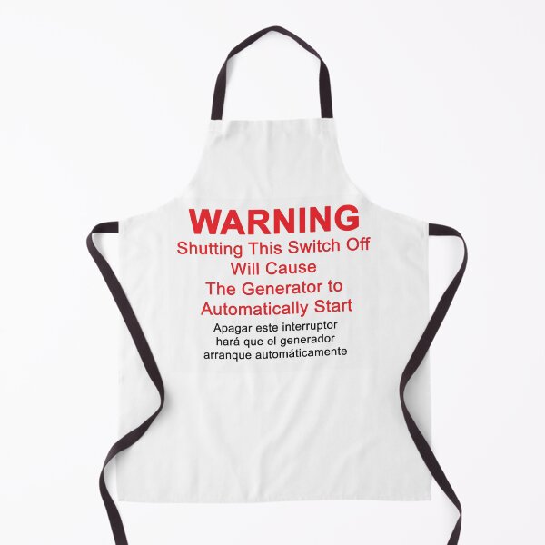 Item preview, Generator Automatically Starts - WARNING LABEL designed and sold by Mr. Electrician.