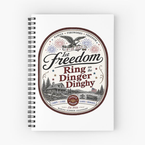 Item preview, Let Freedom Ring on the Dinger Dinghy designed and sold by frivolousclay.