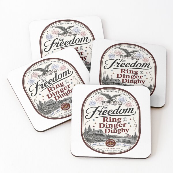 Item preview, Let Freedom Ring on the Dinger Dinghy designed and sold by frivolousclay.