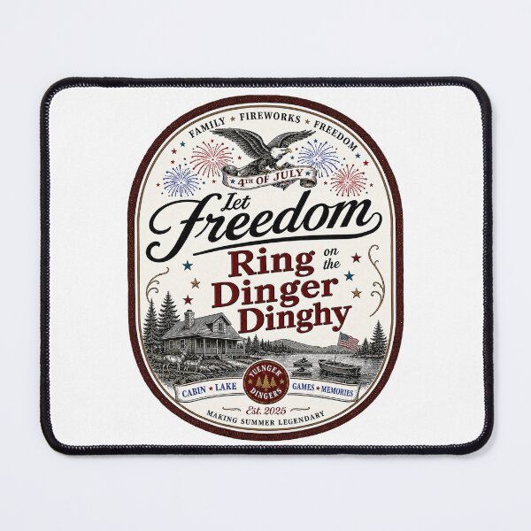 Item preview, Let Freedom Ring on the Dinger Dinghy designed and sold by frivolousclay.