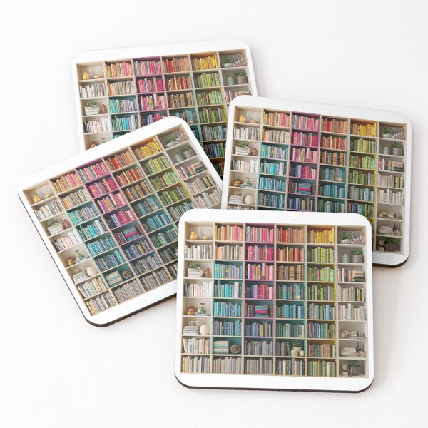 Item preview, Colorful Bookshelf designed and sold by bubblyrainbow.