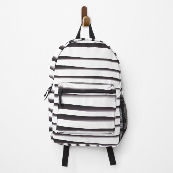 Item preview, Black and White Stripe Organic Pattern | Dark Minimal Alt Aesthetic designed and sold by dfly-creations.