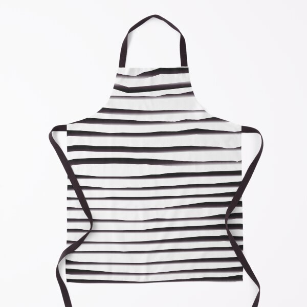 Item preview, Black and White Stripe Organic Pattern | Dark Minimal Alt Aesthetic designed and sold by dfly-creations.