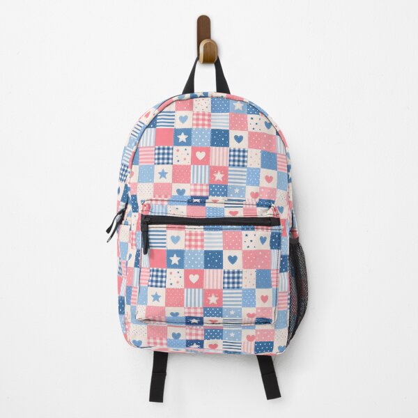 Item preview, Patriotic Quilt Pattern Phone Case For Mom | Americana Patchwork Journal For Teachers | Red White And Blue Blanket For Grandma | Heart And Star Patchwork Tote Bag Gift For Students designed and sold by VivaFy.