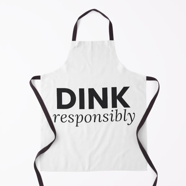 Item preview, Dink Responsibly Funny Pickleball Tee designed and sold by 7Four1 Designs.