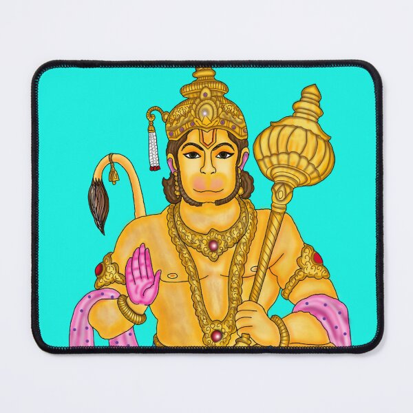 Item preview, Hanuman Artwork | Divine Hindu Digital Art Illustration designed and sold by Harshit_Digital_Arts.