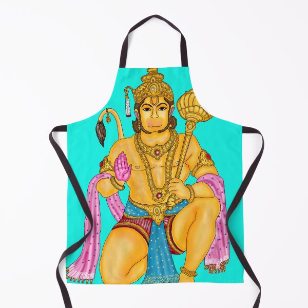 Item preview, Hanuman Artwork | Divine Hindu Digital Art Illustration designed and sold by Harshit_Digital_Arts.