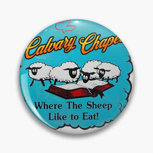 Item preview, Calvary Chapel - Where The Sheep Like to Eat. Christian Faith Design designed and sold by Jen.Lou.
