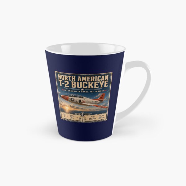 Item preview, North American T-2 Buckeye Intermediate Naval Jet Trainer Vintage Aviation Graphicz designed and sold by Swanny's Custom T-shirt and Gift Designs.