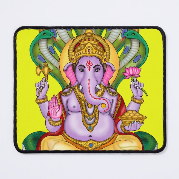 Item preview, Lord Ganesha Artwork | Divine Hindu God Digital Painting Illustration designed and sold by Harshit_Digital_Arts.