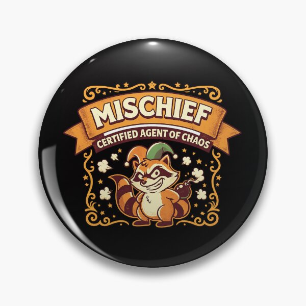 Item preview, Certified Agent of Chaos | Raccoon Trash Panda Mischief Humor designed and sold by EverClassic.