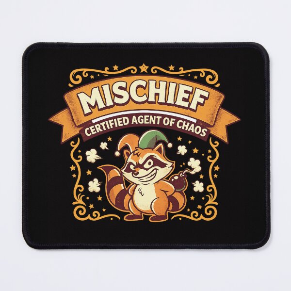 Item preview, Certified Agent of Chaos | Raccoon Trash Panda Mischief Humor designed and sold by EverClassic.