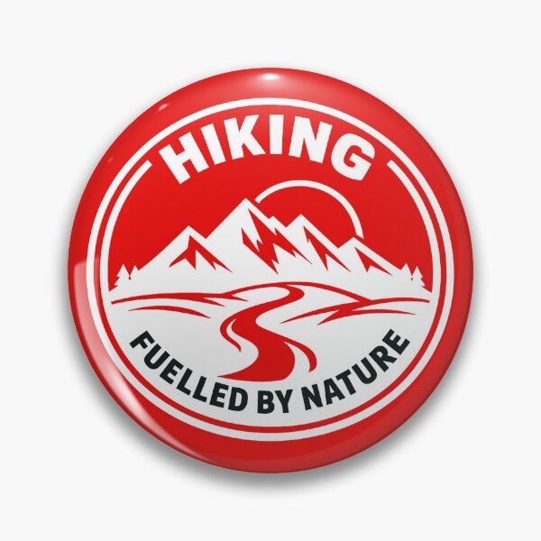 Item preview, Hiking Fuelled by Nature – White Text Outdoor Adventure Tee designed and sold by DesignHouse07.