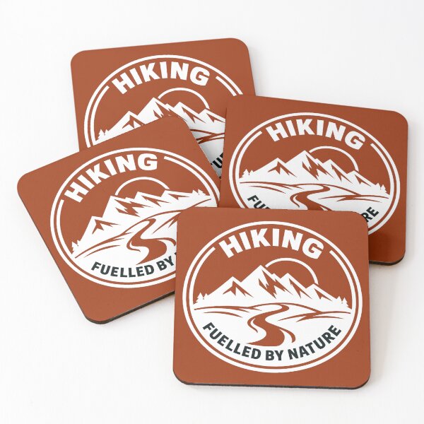 Item preview, Hiking Fuelled by Nature – White Text Outdoor Adventure Tee designed and sold by DesignHouse07.