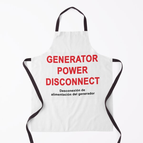 Item preview, Generator Power Disconnect LABEL designed and sold by Mr. Electrician.
