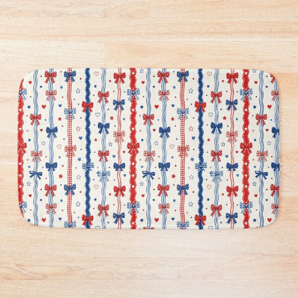 Item preview, Patriotic Bow Pattern Phone Case For Mom | Americana Ribbon Journal For Teachers | Red White And Blue Blanket For Grandma | Fourth Of July Bow Tote Bag for Students designed and sold by VivaFy.