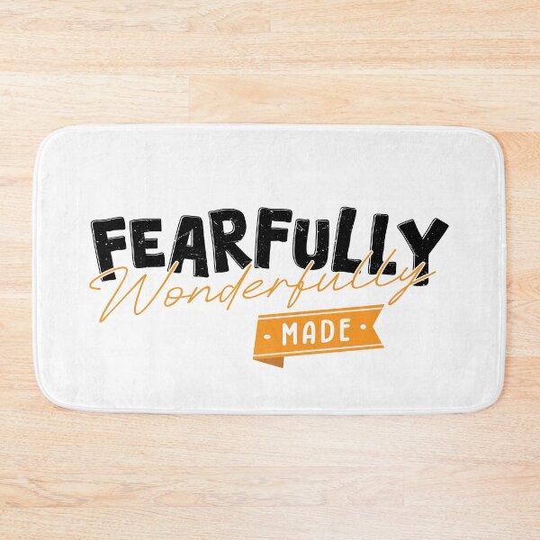 Item preview, Fearfully and Wonderfully Made – Christian Identity Typography Design designed and sold by Verse & Vibes.