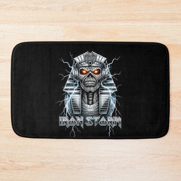 Item preview, Iron Storm Pharaoh Eddie Heavy Metal Lightning Design designed and sold by DeimosArtIntl.