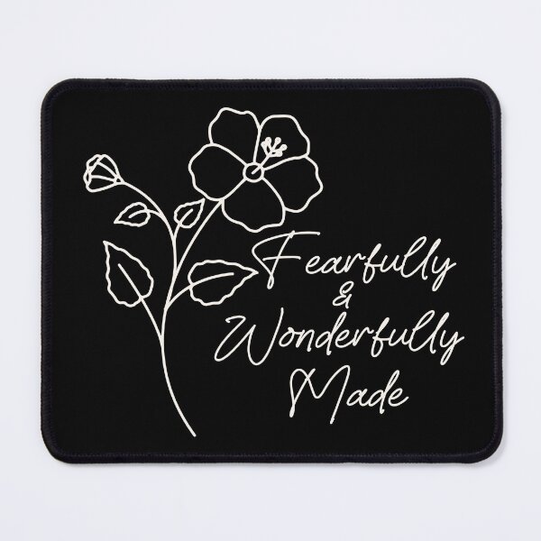 Item preview, Fearfully and Wonderfully Made – Psalm 139 Christian Quote designed and sold by Verse & Vibes.