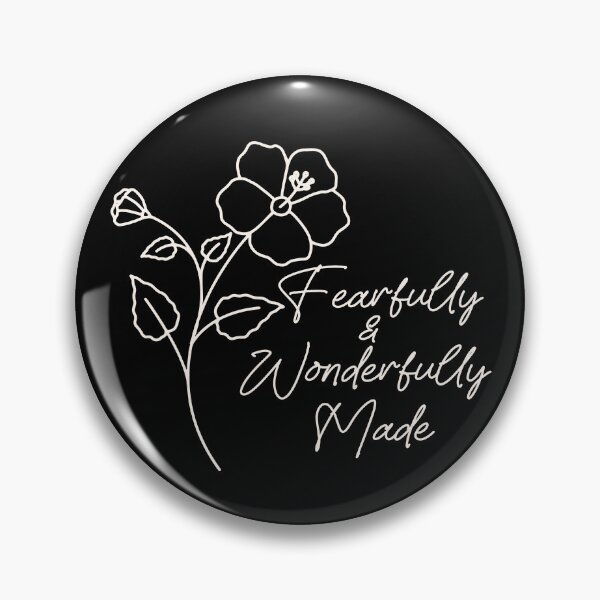 Item preview, Fearfully and Wonderfully Made – Psalm 139 Christian Quote designed and sold by Verse & Vibes.