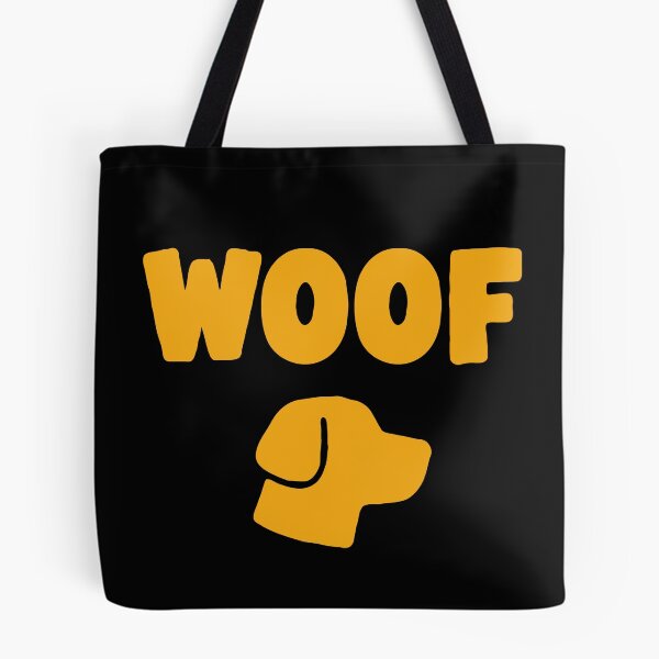 Item preview, Golden Dog Silhouette Woof designed and sold by Catzura.