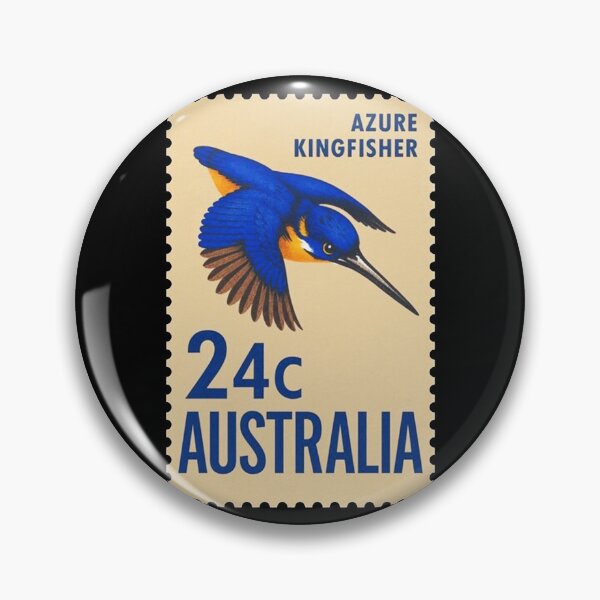 Item preview, Australia Azure Kingfisher designed and sold by babonlik.