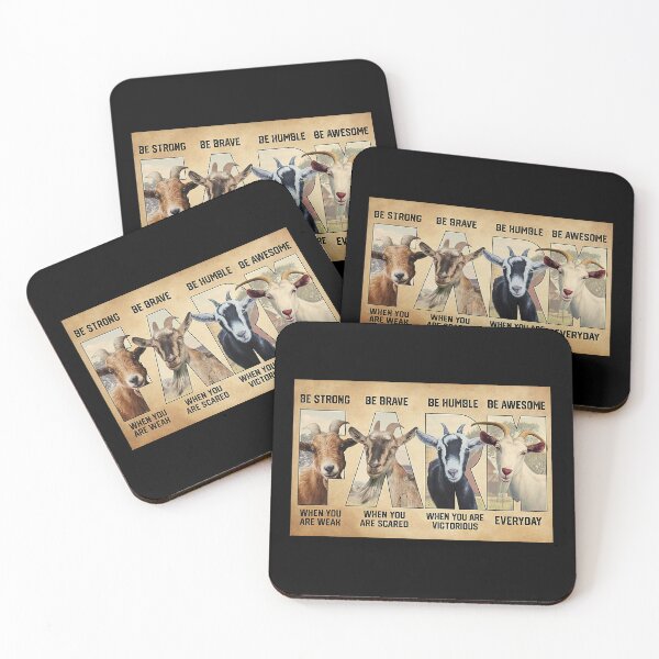 Item preview, Be Strong When You Are Weak - Goat Farm Farmer Lovers designed and sold by KellenCowleyArt.