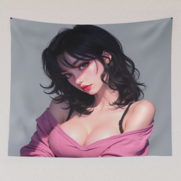Item preview, Emily with Sun Rays | Pretty Girl Portrait designed and sold by KasaHunterHarem.