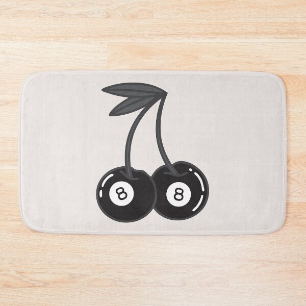 Item preview, Retro 8 Ball Cherry Playing Card Design, Lucky 888 Vibes, Manifestation Art designed and sold by SpringTeaDesigns.