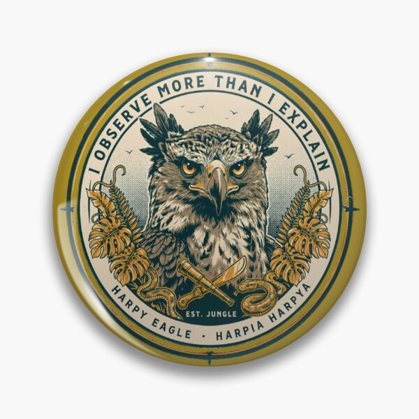 Item preview, Harpy Eagle I Observe More Than I Explain Vintage Explorer designed and sold by Max Store.
