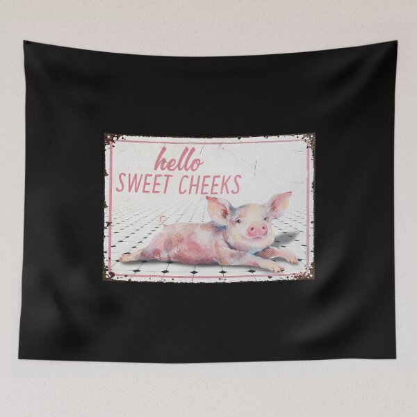 Item preview, Heelo Sweet Cheek Pink Pig Gift Farm Farmer designed and sold by Stewar-ArtCool.