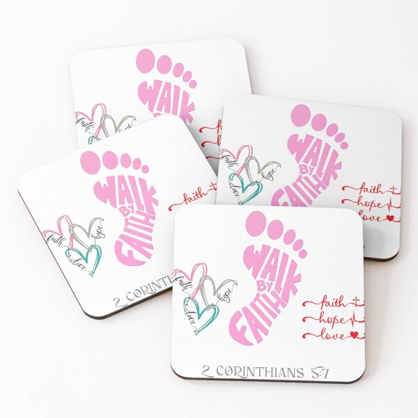 Item preview, Walk By Faith 2 Corinthians 5:7 | Faith Hope Love Christian Design designed and sold by Jen.Lou.